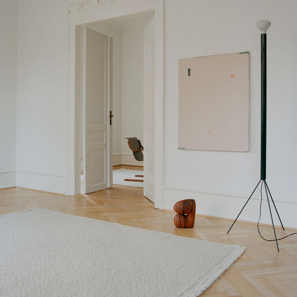 Blonde Maze gulvt&aelig;ppe, white, Linie Design