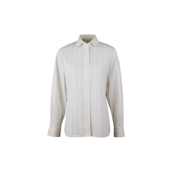 Koda Shirt, light beige stripe, Stenströms