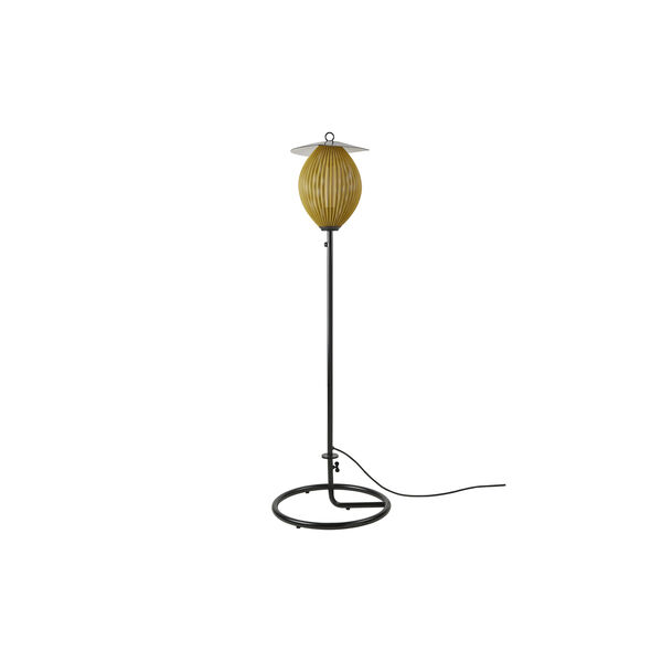 Satellite Outdoor Floor Lamp, mustard gold semi matt, GUBI