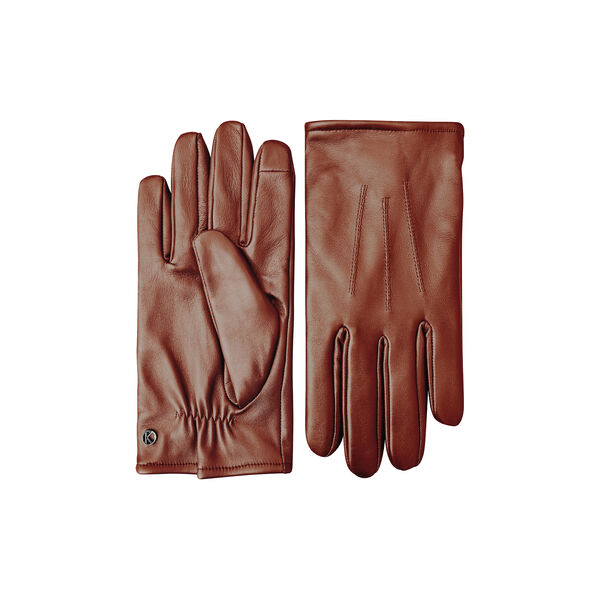 Liam Leather Gloves, tobacco, Kessler