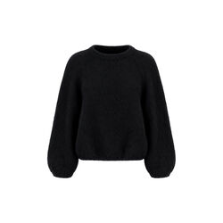 Rosie Mohair Knit Pullover | Black, Americandreams