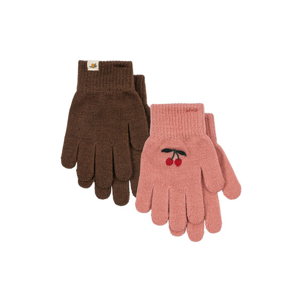 2 Pack Filla Gloves, sorbet, Konges Sl&oslash;jd