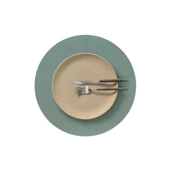 Nupo table mat Circle L, pastel green, LIND DNA