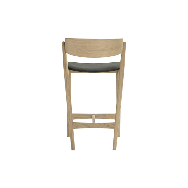 Sibast No 7 Bar Chair, soap treated oak/dark grey, Sibast Furniture