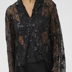 KBBrynn Blouse, meteorite, Karen by Simonsen