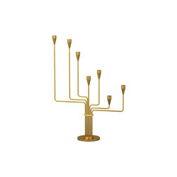 Karlsvognen candle holder, brass, Piet Hein