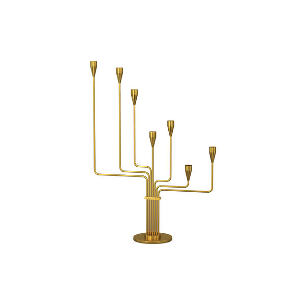 Karlsvognen candle holder, brass, Piet Hein