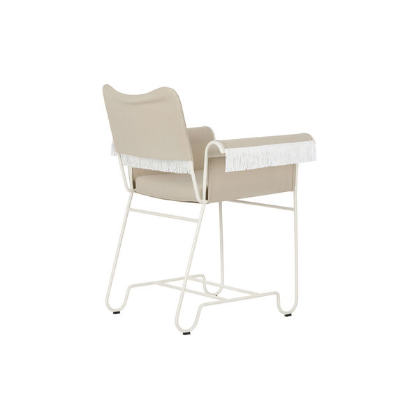 Tropique Dining Chair with Fringes, Udine Limonta 12/classic white, GUBI