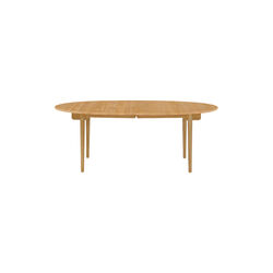 CH338 Dining Table incl. 1 x CH338I Extension Leaf, oiled oak, Carl Hansen & Søn