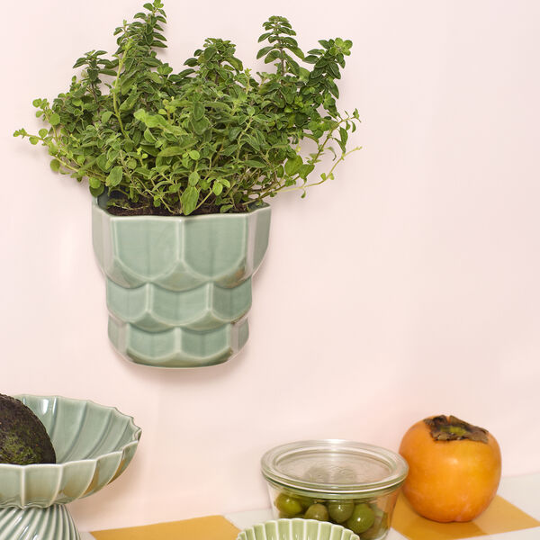 Samsurium Wall Flowerpot, eucalyptus Samsurium Wall Flowerpot, eucalyptus, Dottir Nordic Design