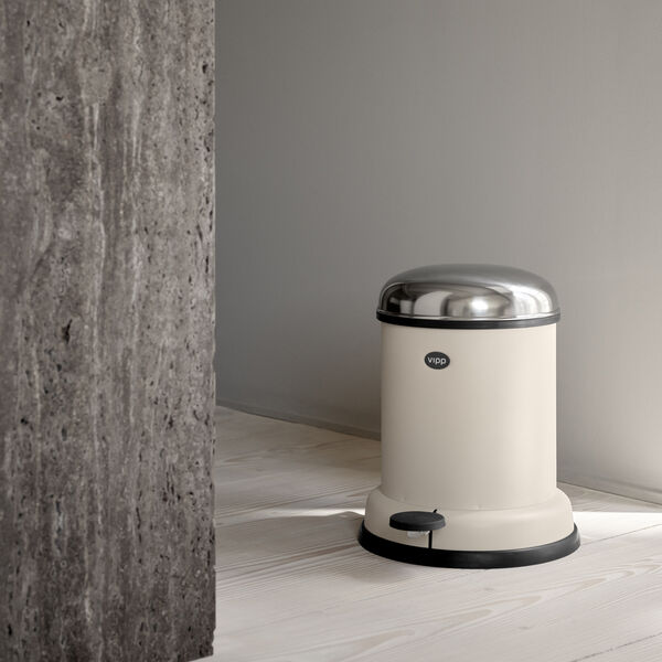 VIPP13 Pedal Bin, beige, Vipp
