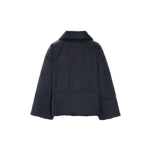 Feather down jacket with lapel, black, BITTE KAI RAND