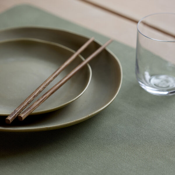 Shoku Placemat 4 pcs, pure green, Villa Collection