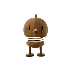 LED lampe L, oak, Hoptimist