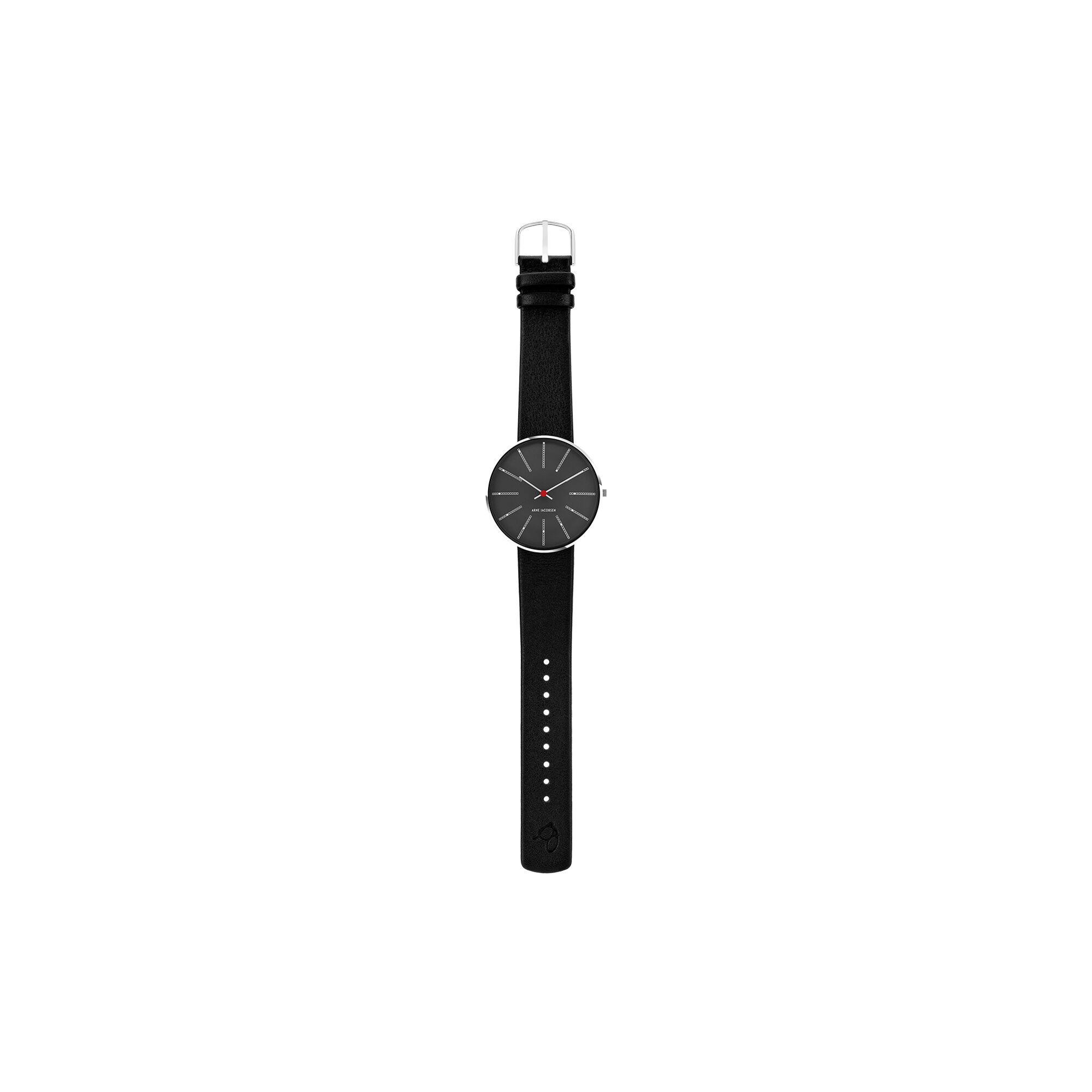 Bankers Wrist Watch, grey/steel/black