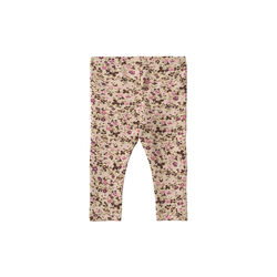 Leggings Jules, soft sand flower wine, Wheat