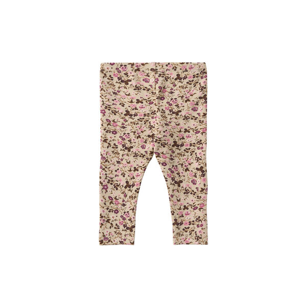 Leggings Jules, soft sand flower wine, Wheat