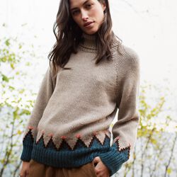 Alpaca Mountain Sweater, multi, Serendipity