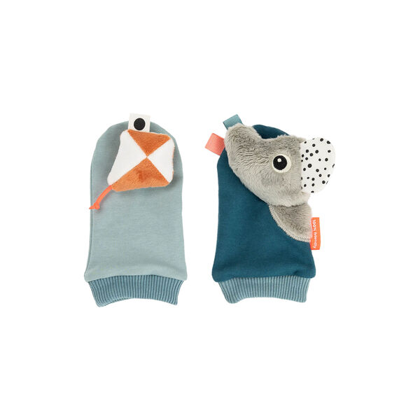 Playground Rattle Socks, blue, Done by Deer