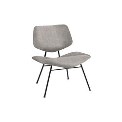 VL135 Cosy Fully Upholstered Lounge Chair, Re-wool 0108/black, VERMUND