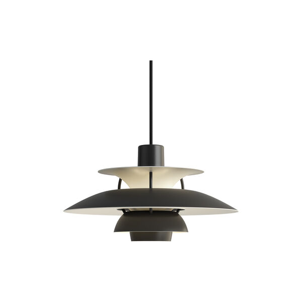 PH 5 Mini Monochrome Pendant, black, Louis Poulsen