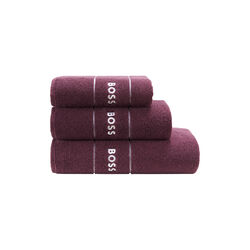 Plain Towel, burgundy, BOSS Home