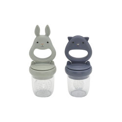Silicone Fruit Feeding Pacifier, onyx, Konges Sløjd