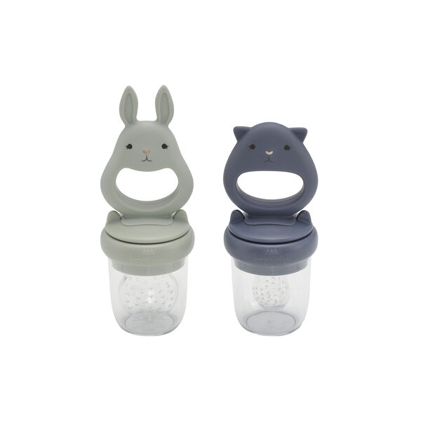 Silicone Fruit Feeding Pacifier, onyx, Konges Sl&oslash;jd