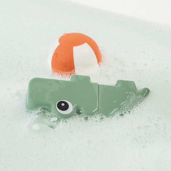 Croco Bath Squirter Toy, green, Done by Deer