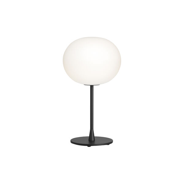 Glo-Ball T1 Table Lamp, black/opal, Flos