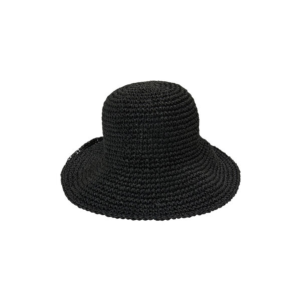 RAFFIA&nbsp;Hat&nbsp;Large&nbsp;Brim, black, Bella Ballou
