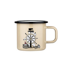 The Adventurer Enamel Mug, beige, Muurla