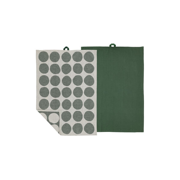 Bubbles Tea Towel, pine green, S&ouml;dahl
