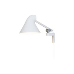 NJP Short Wall Lamp, white, Louis Poulsen