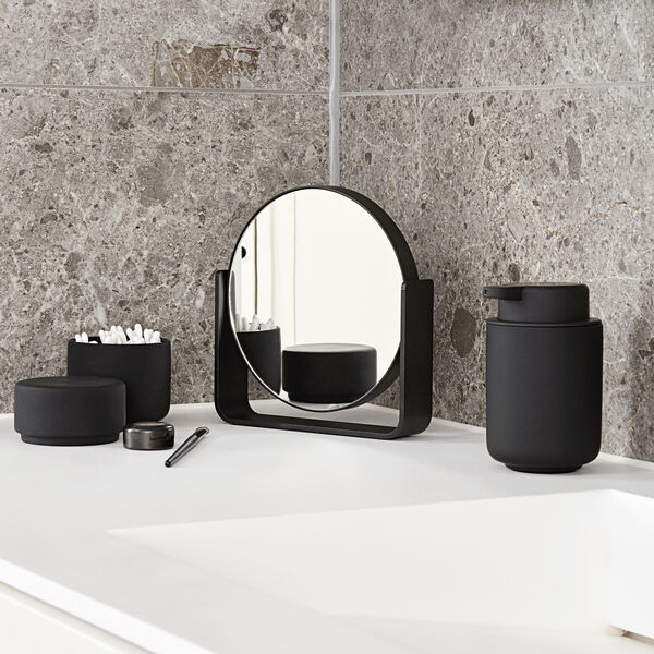 Table Mirror with 5x magnification ume, black, Zone Denmark