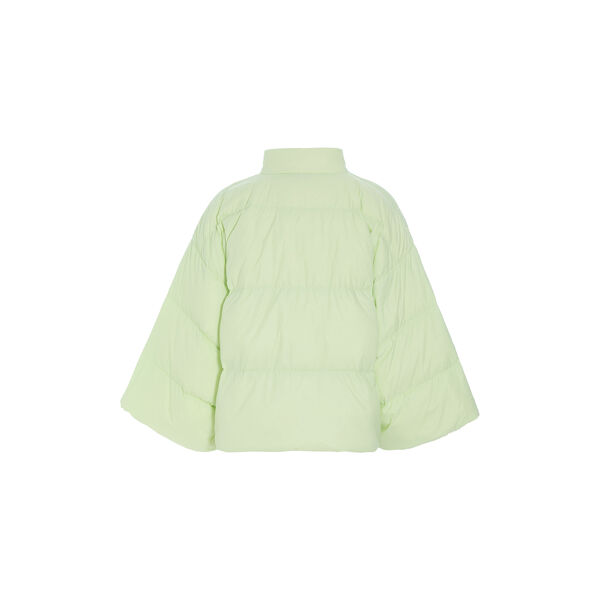 Feather down jacket with collar, lime cream, BITTE KAI RAND