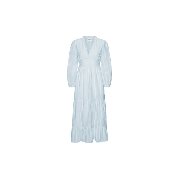 Umi Long Cotton Dress, light blue, Americandreams