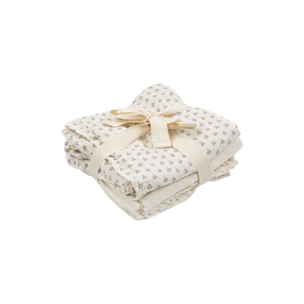 Bellini 3 Pack Muslin Cloth, punto blu, Konges Sløjd
