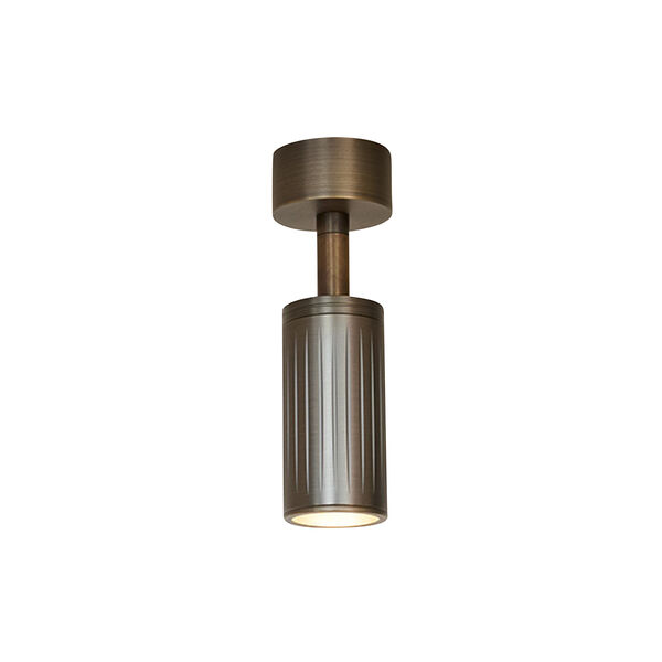 Luminar Canopy Ceiling Light, browned brass, Rama Lights