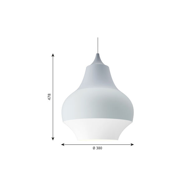 Cirque Pendant, grey Cirque Pendant, grey, Louis Poulsen