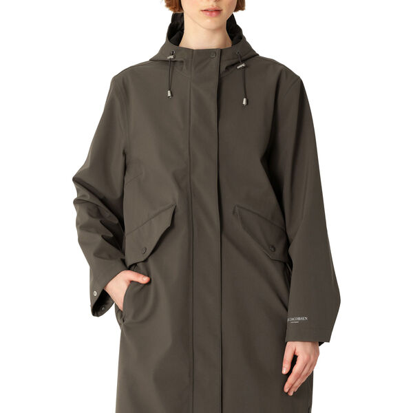Long Softshell Raincoat, wren Long Softshell Raincoat, wren, Ilse Jacobsen Hornbæk