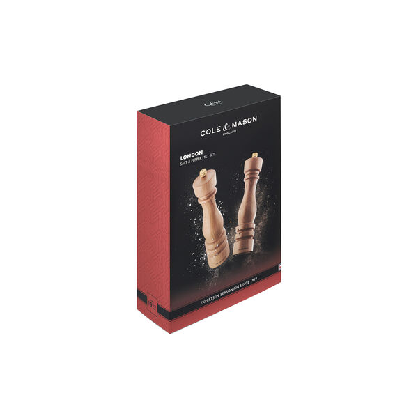 London Salt and pepper mill set, natural, Cole & Mason