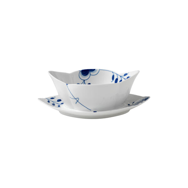 Blue Fluted Mega Sauce Bowl, Royal Copenhagen