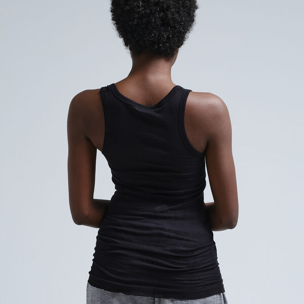 Bella top, black, Seamless Basic