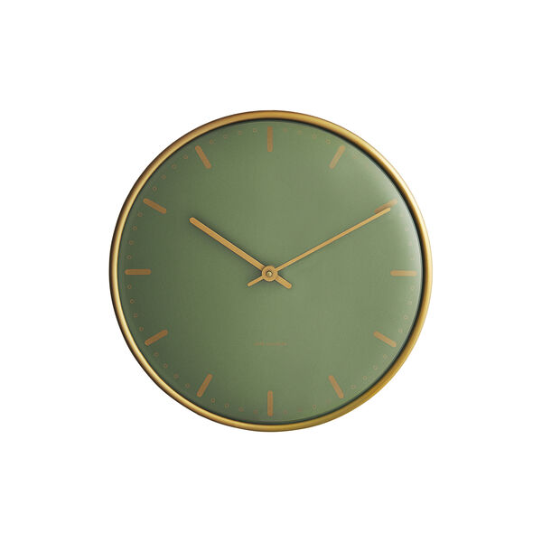City Hall Wall clock Large, green, Arne Jacobsen Clocks
