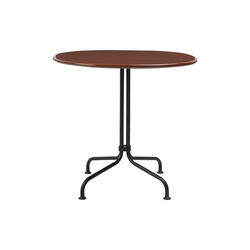 Carmel Bistro Outdoor Dining Table, matt rock red, GUBI
