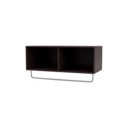 COAT Shelf with Clothes Rack, 160 balsamic, Montana Furniture