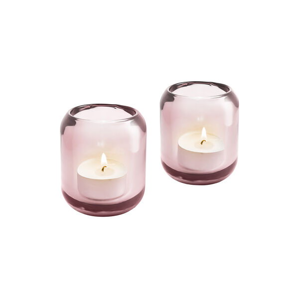 Acorn Tealight Holder 2 pcs, rose, Eva Solo