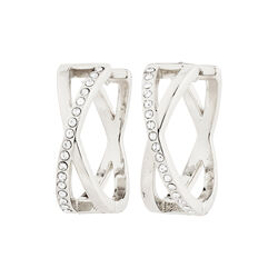 KIRA Earrings, silver plated, Pilgrim