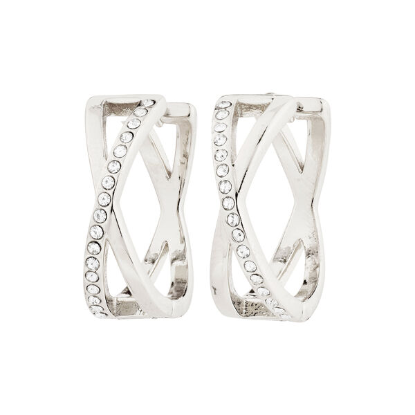 KIRA Earrings, silver plated, Pilgrim